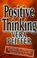 Cover of: Positive thinking