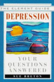 Cover of: Depression | Sue Breton