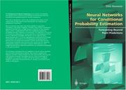 Cover of: Neural networks for conditional probability estimation by Dirk Husmeier
