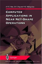 Cover of: Computer Applications in Near Net-Shape Operations (Advanced Manufacturing)