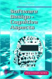 Cover of: Software Design: Cognitive Aspects