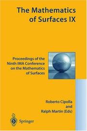 Cover of: The Mathematics of Surfaces IX by 