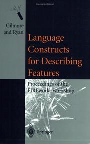 Cover of: Language Constructs for Describing Features: Proceedings of the FIREworks workshop