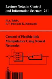 Cover of: Control of Flexible-link Manipulators Using Neural Networks (Lecture Notes in Control and Information Sciences)