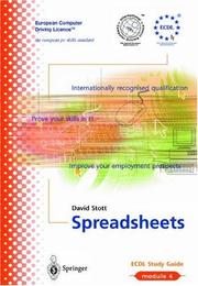 Cover of: Spreadsheets by David Stott