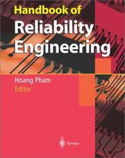 Cover of: Handbook of Reliability Engineering by Hoang Pham
