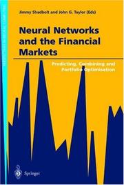 Cover of: Neural Networks and the Financial Markets by Jimmy Shadbolt, John G. Taylor