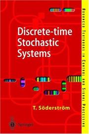 Cover of: Discrete-time Stochastic Systems | Torsten SГ¶derstrГ¶m