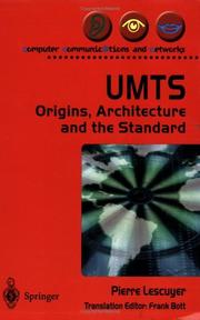 Cover of: UMTS: Origins, Architecture and the Standard (Computer Communications and Networks)