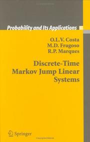 Cover of: Discrete-Time Markov Jump Linear Systems (Probability and its Applications) by O.L.V. Costa, M.D. Fragoso, R.P. Marques