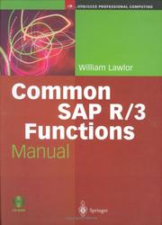 Cover of: Common SAP R/3 Functions Manual