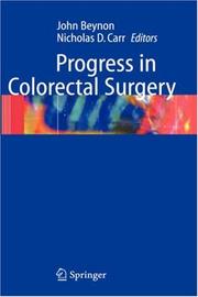 Cover of: Progress in Coloproctology | 