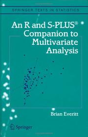 Cover of: An R and S-Plus® Companion to Multivariate Analysis