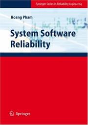 Cover of: System Software Reliability (Springer Series in Reliability Engineering) by Hoang Pham
