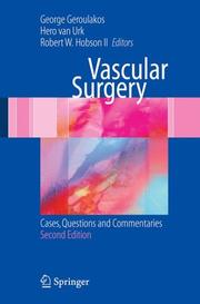 Cover of: Vascular Surgery: Cases, Questions and Commentaries