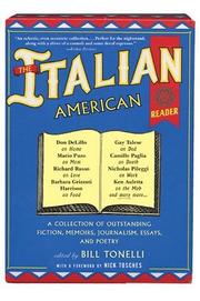 Cover of: The Italian American Reader by Bill Tonelli