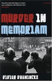 Cover of: Murder in Memoriam
