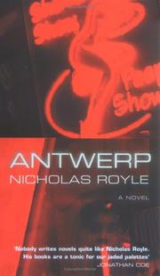 Cover of: Antwerp: a novel
