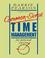 Cover of: Common Sense Time Management for Personal Success