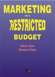 Cover of: Marketing on a Restricted Budget