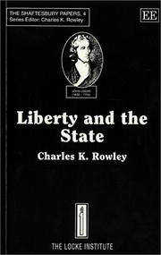Cover of: Liberty and the state