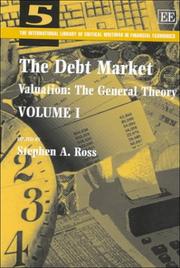 Cover of: The Debt Market (International Library of Critical Writings in Financial Economics Series)