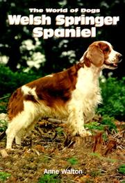 Cover of: Welsh Springer Spaniel (World of Dogs) by Anne Walton
