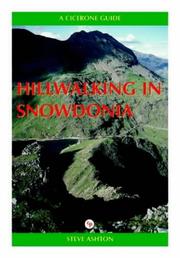 Cover of: Hill Walking in Snowdonia