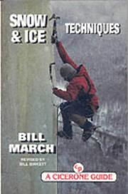Cover of: Snow and Ice Techniques