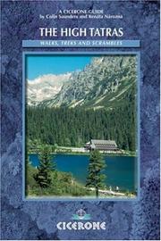 Cover of: The High Tatras: Slovakia and Poland by Colin Saunders, Renáta Nározná
