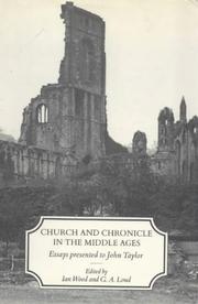 Cover of: Church and chronicle in the Middle Ages by edited by Ian Wood and G.A. Loud.