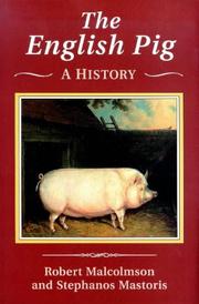 Cover of: The English Pig | Robert Malcolmson