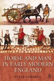 Cover of: Horse and Man in Early Modern England