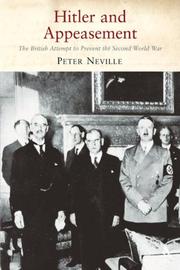 Hitler and Appeasement by Peter Neville, Neville, Peter