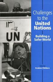 Cover of: Challenges to the United Nations by Robert Erskine Childers