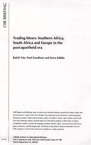 Cover of: Trading blows | Balefi Tsie