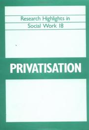 Cover of: Privatisation