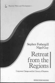 Cover of: Retreat from the Regions | Stephen Fothergill