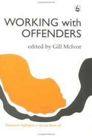 Cover of: Working with offenders