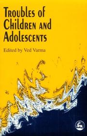 Cover of: Troubles of children and adolescents
