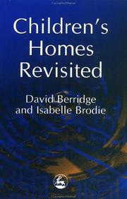 Cover of: Children's homes revisited