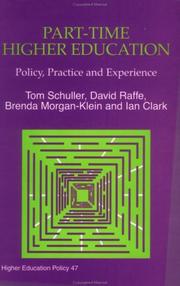 Cover of: Part-Time Higher Education | Brenda Morgan-Klein