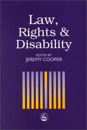 Cover of: Law, rights, and disability