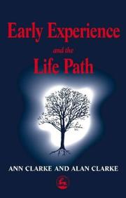 Cover of: Early Experience and the Life Path
