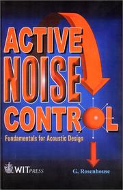 Cover of: Active noise control