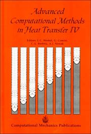 Cover of: Advanced computational methods in heat transfer IV