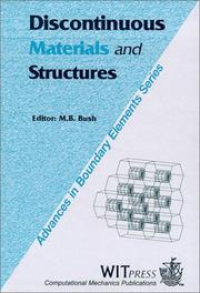 Cover of: Discontinuous materials and structures