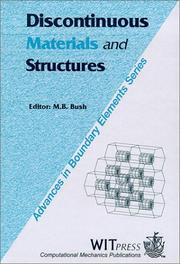 Cover of: Discontinuous Materials and Structures (Advances in Boundary Elements Vol 5)