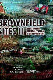 Cover of: Brownfield sites II: assessment, rehabilitation and development