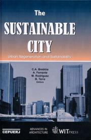 Cover of: The Sustainable City: Urban Regeneration and Sustainability (Advances in Architecture)